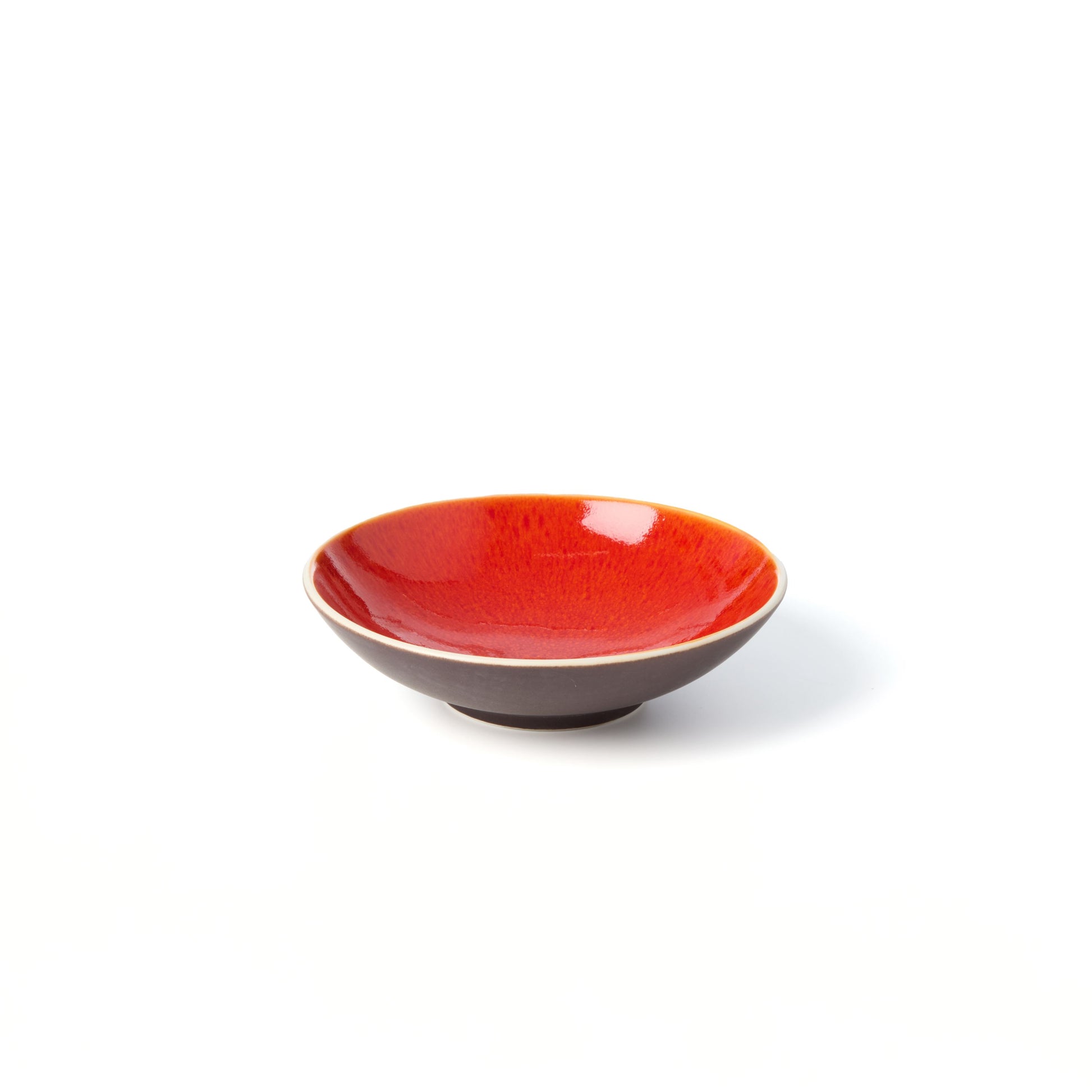 jars ceramistes tourron creuse soup plate_orange