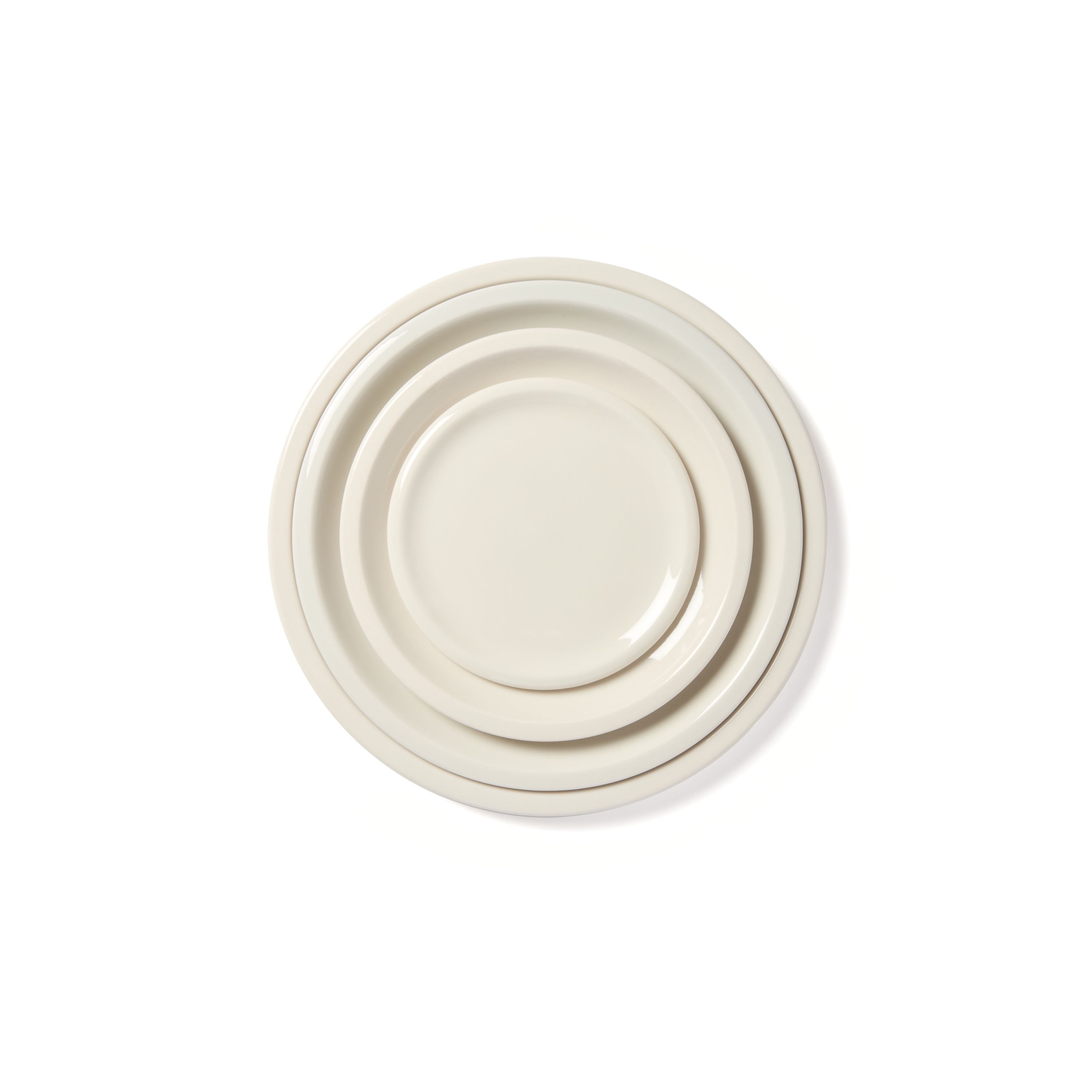 Cantine Plates - Craie