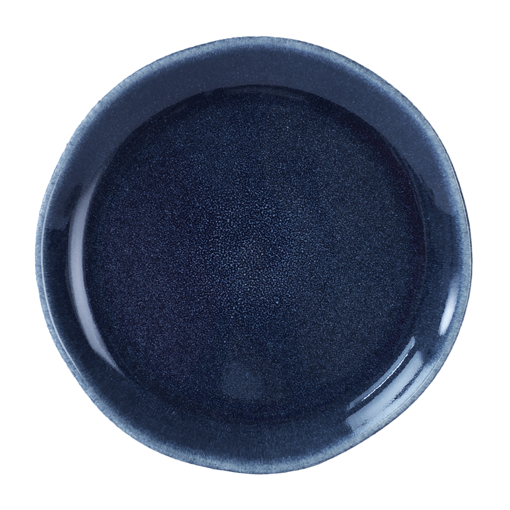 Maguelone Round Plate - Bleu Nuit