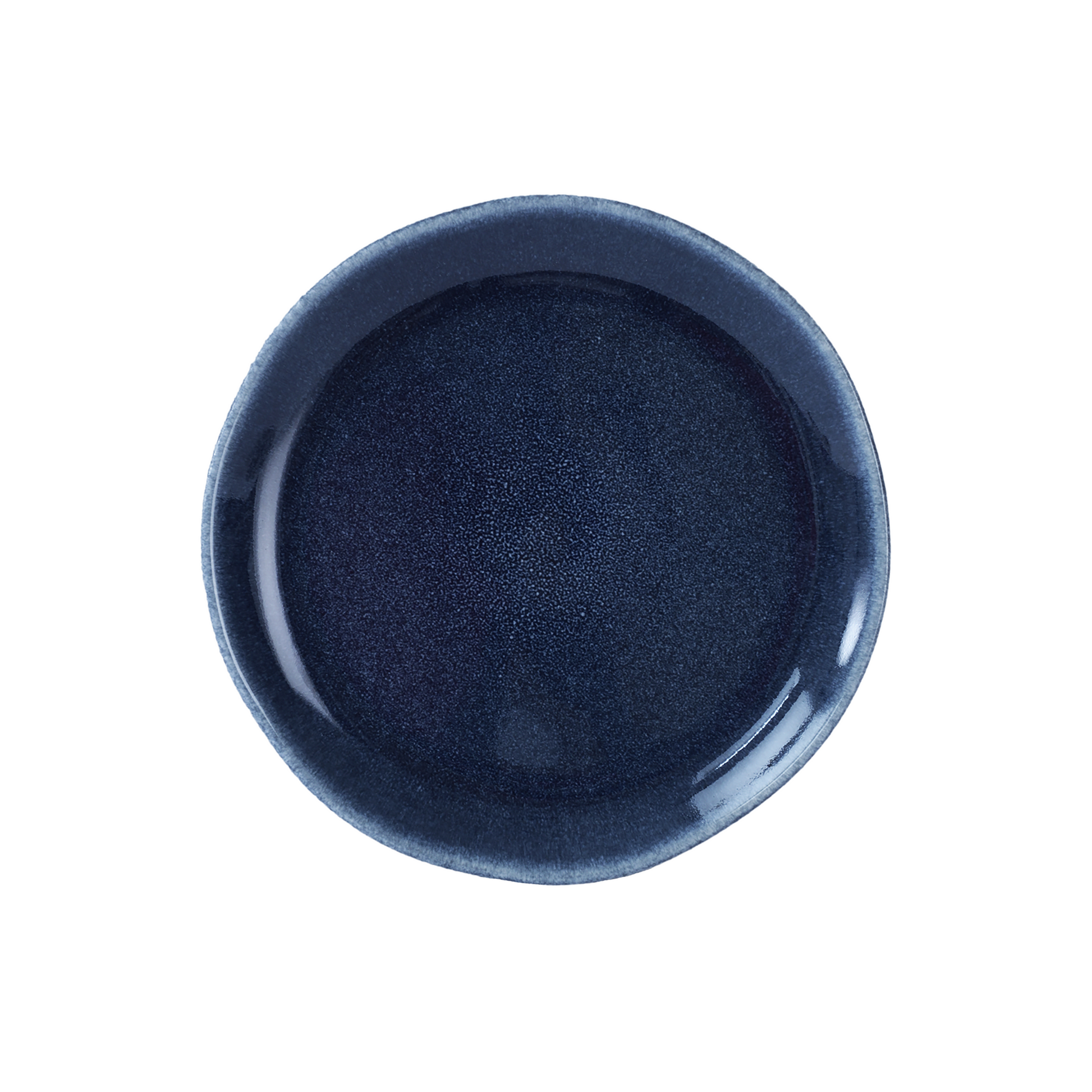 Maguelone Round Plate - Bleu Nuit
