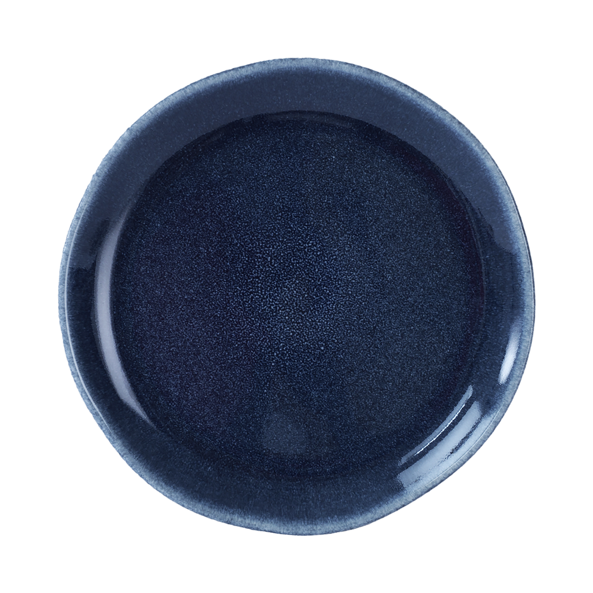 Maguelone Round Plate - Bleu Nuit