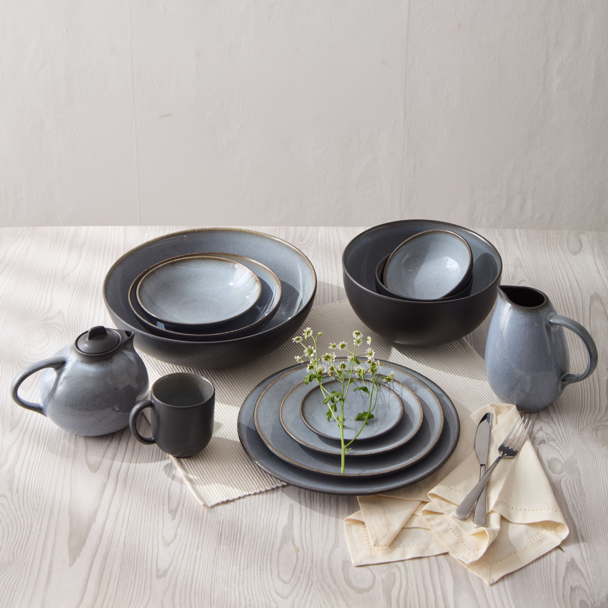 jars ceramistes tourron centre de table large serving bowl_ecorce