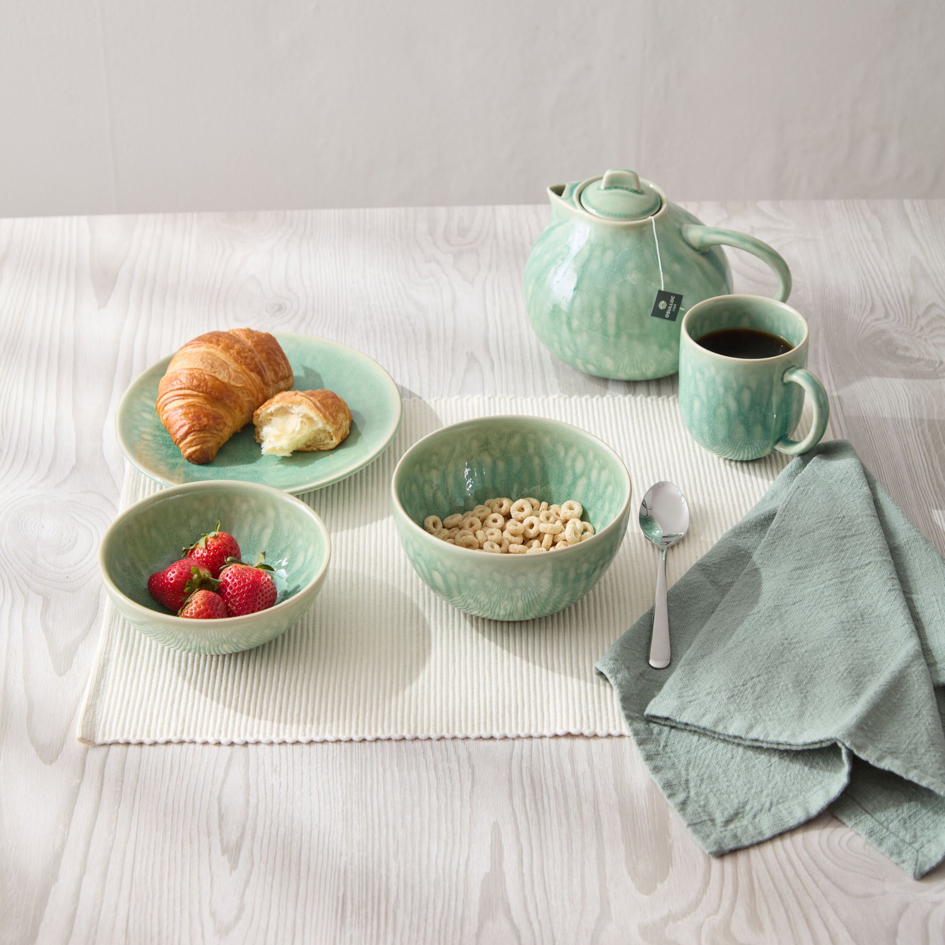 Jars Céramistes Tourron Natural Saucer Bowl Jade