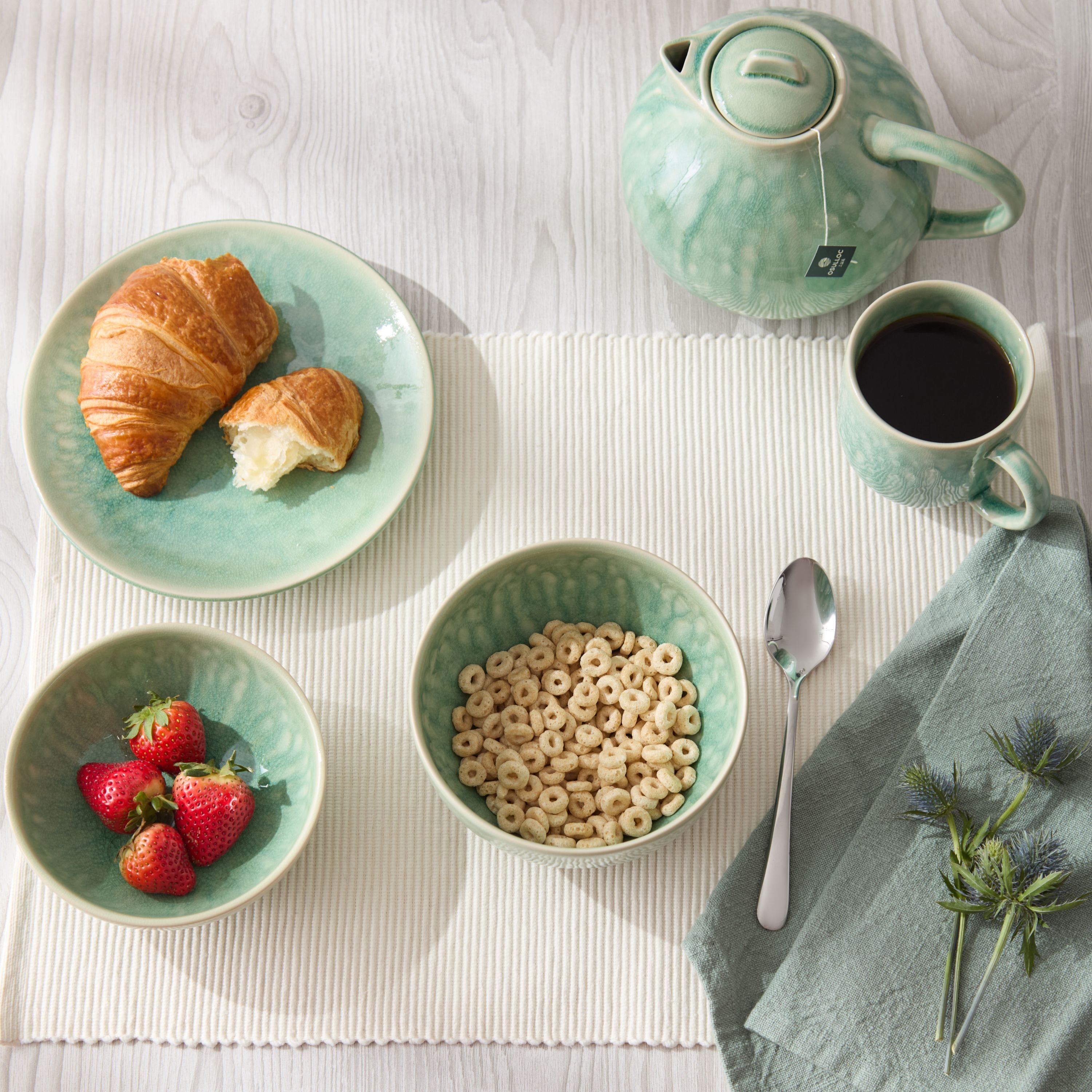 Jars Céramistes Tourron Natural Saucer Bowl Jade