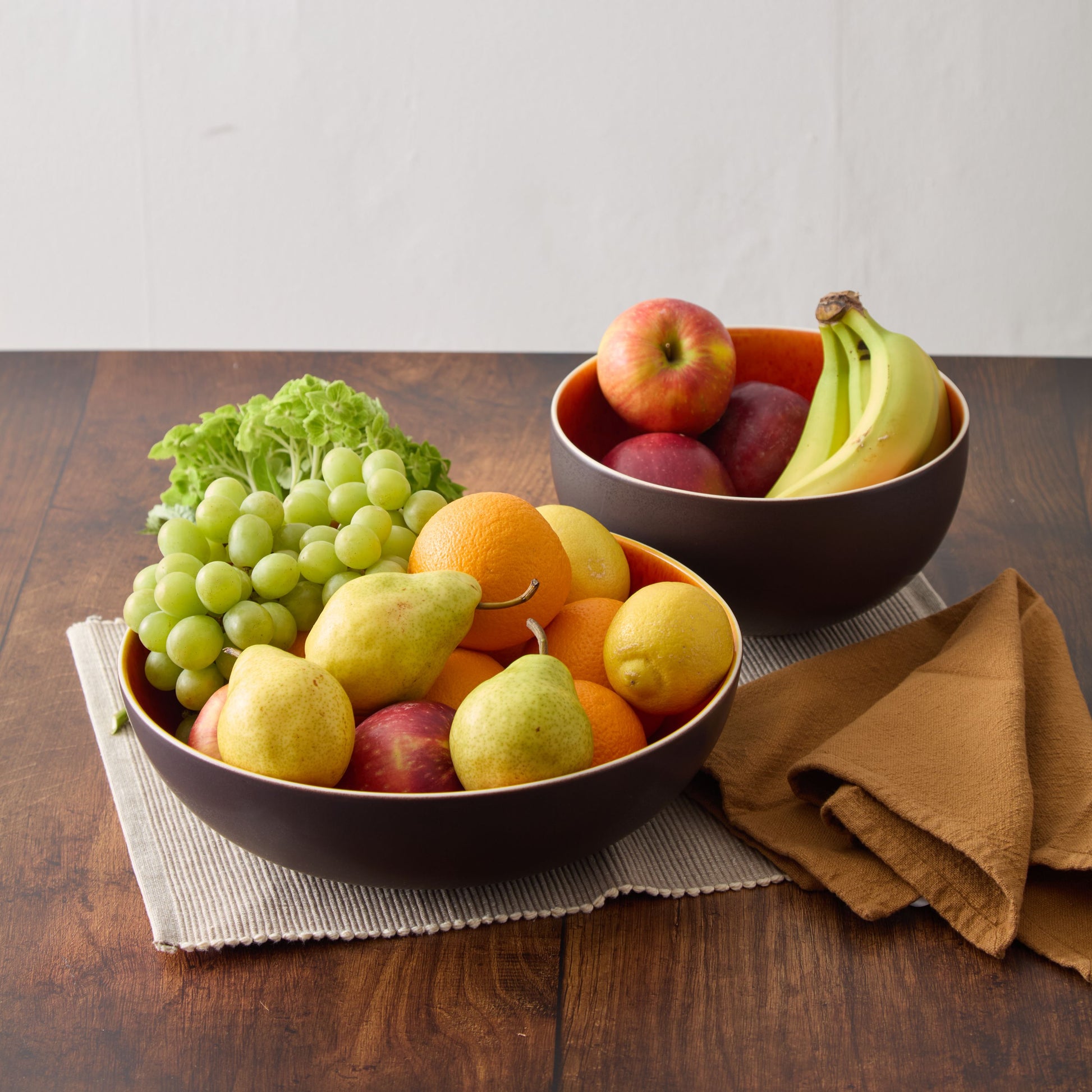 jars ceramistes tourron saladier serving bowl, orange
