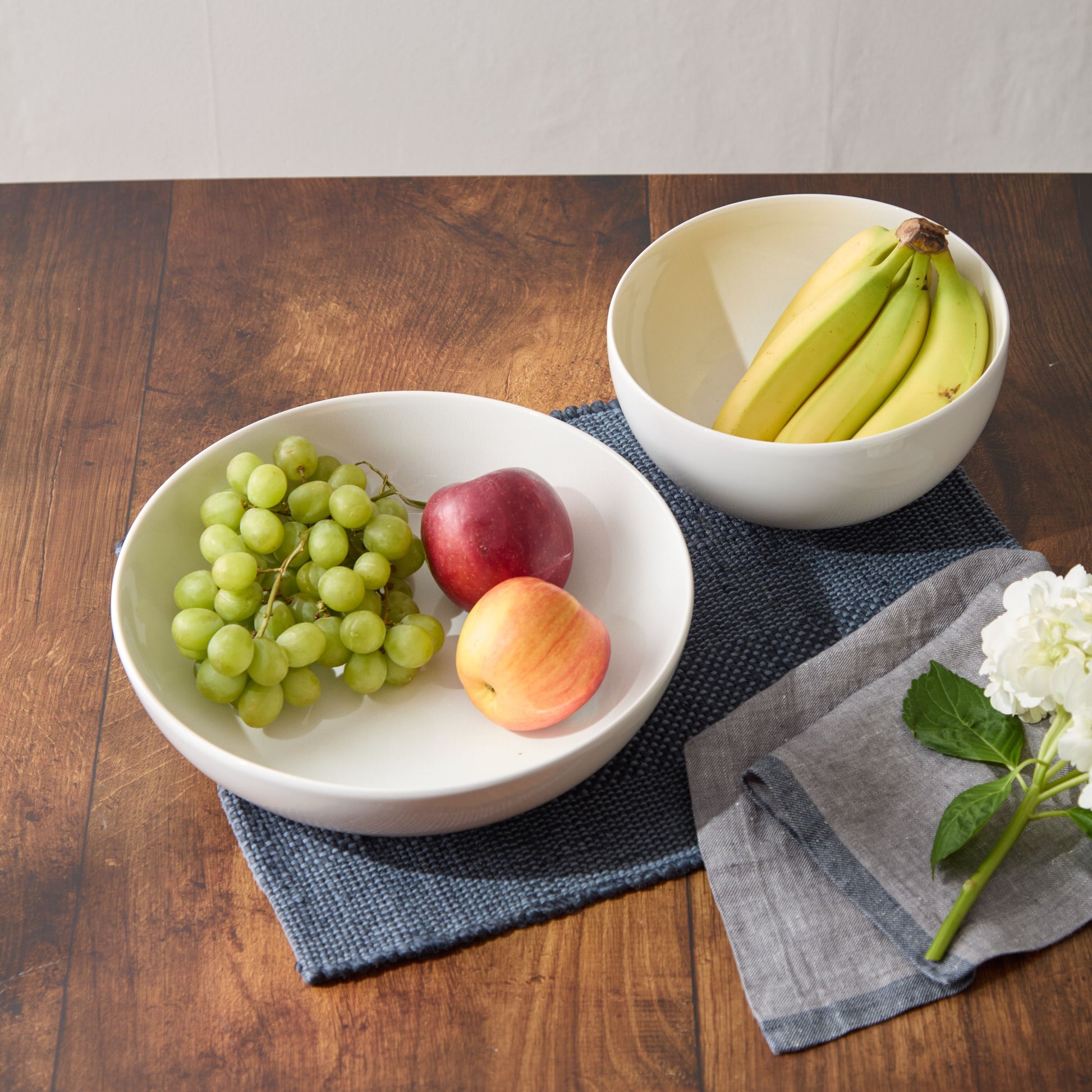 jars ceramistes tourron saladier serving bowl, neige