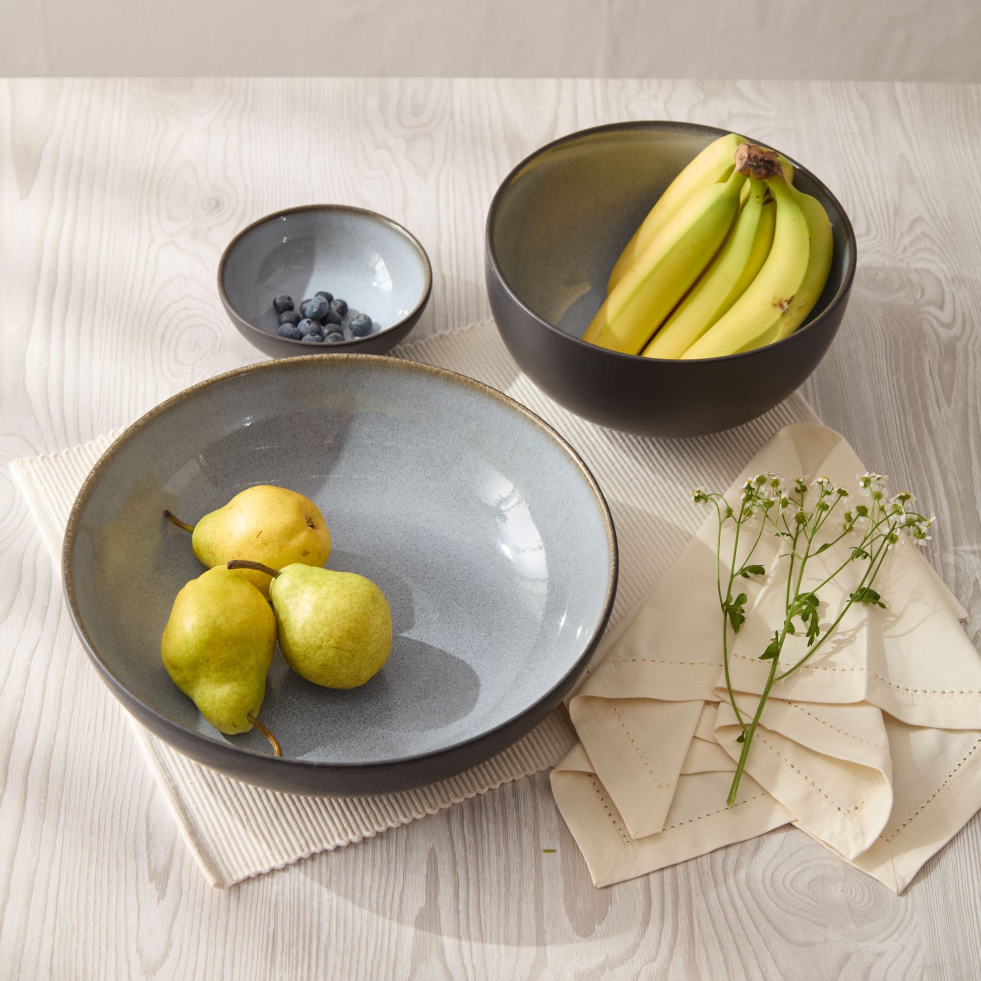 jars ceramistes tourron saladier serving bowl, ecorce