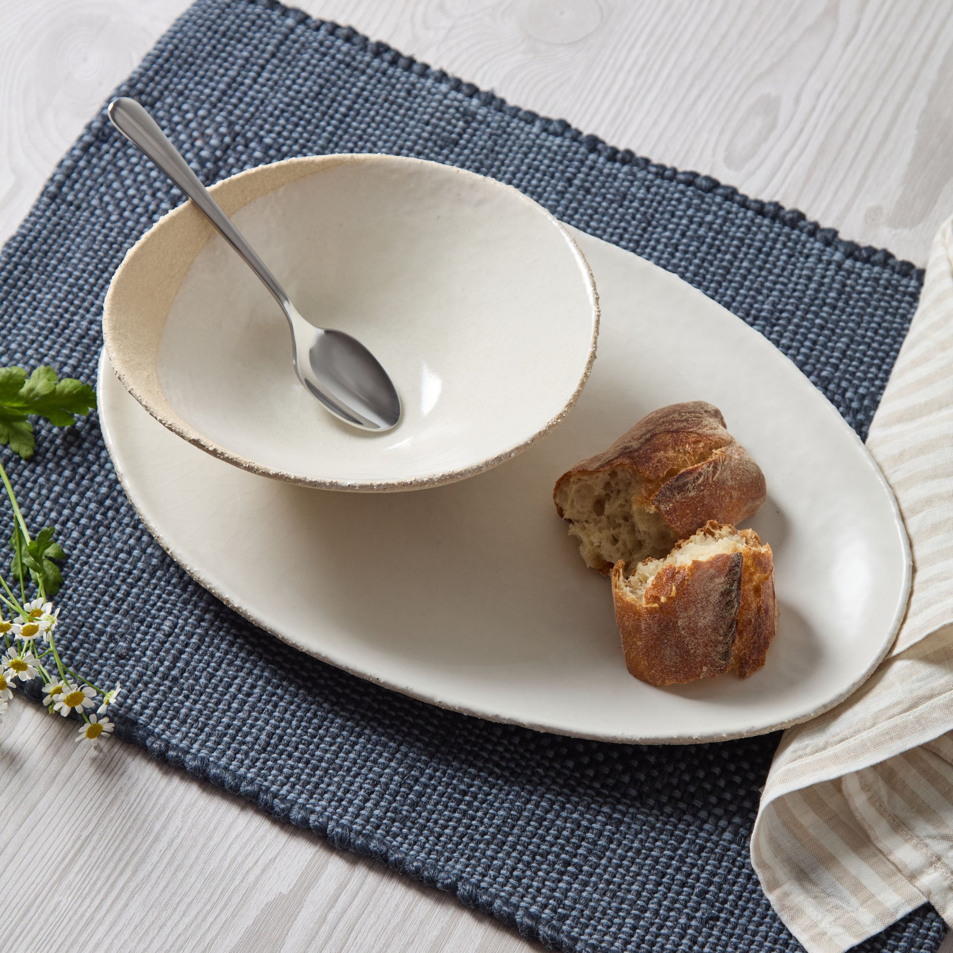 Wabi Calebasse (Soup Bowl) - Blanc
