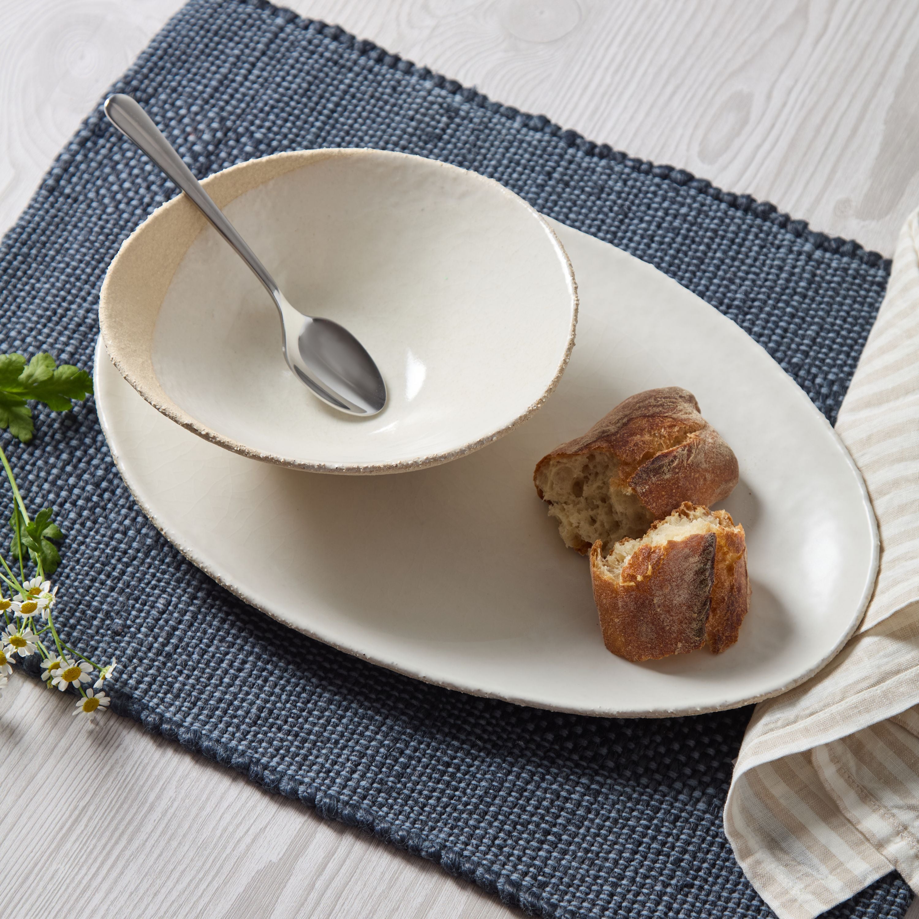 Wabi Calebasse (Soup Bowl) - Blanc