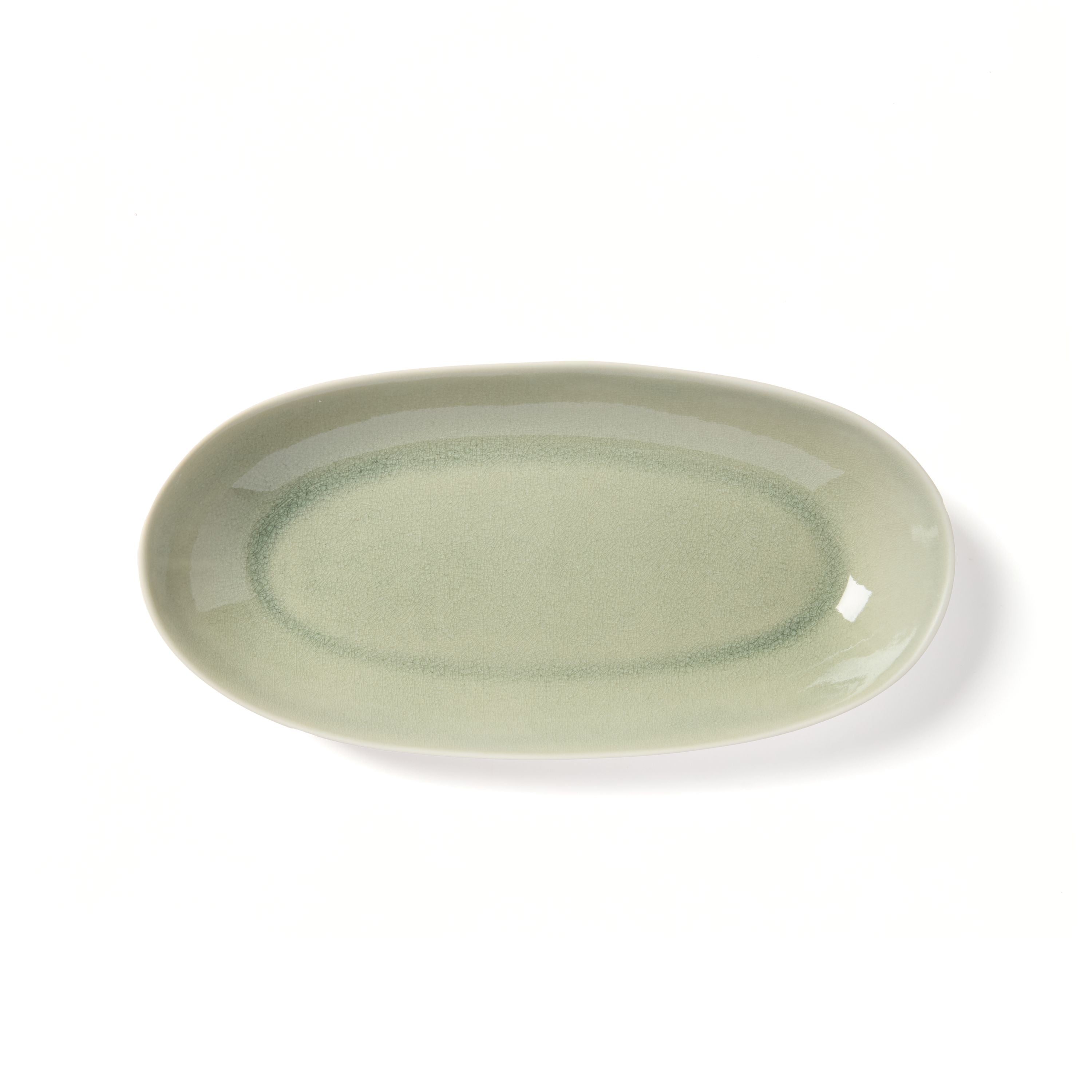 Jars plat allonge long plate, cachemir