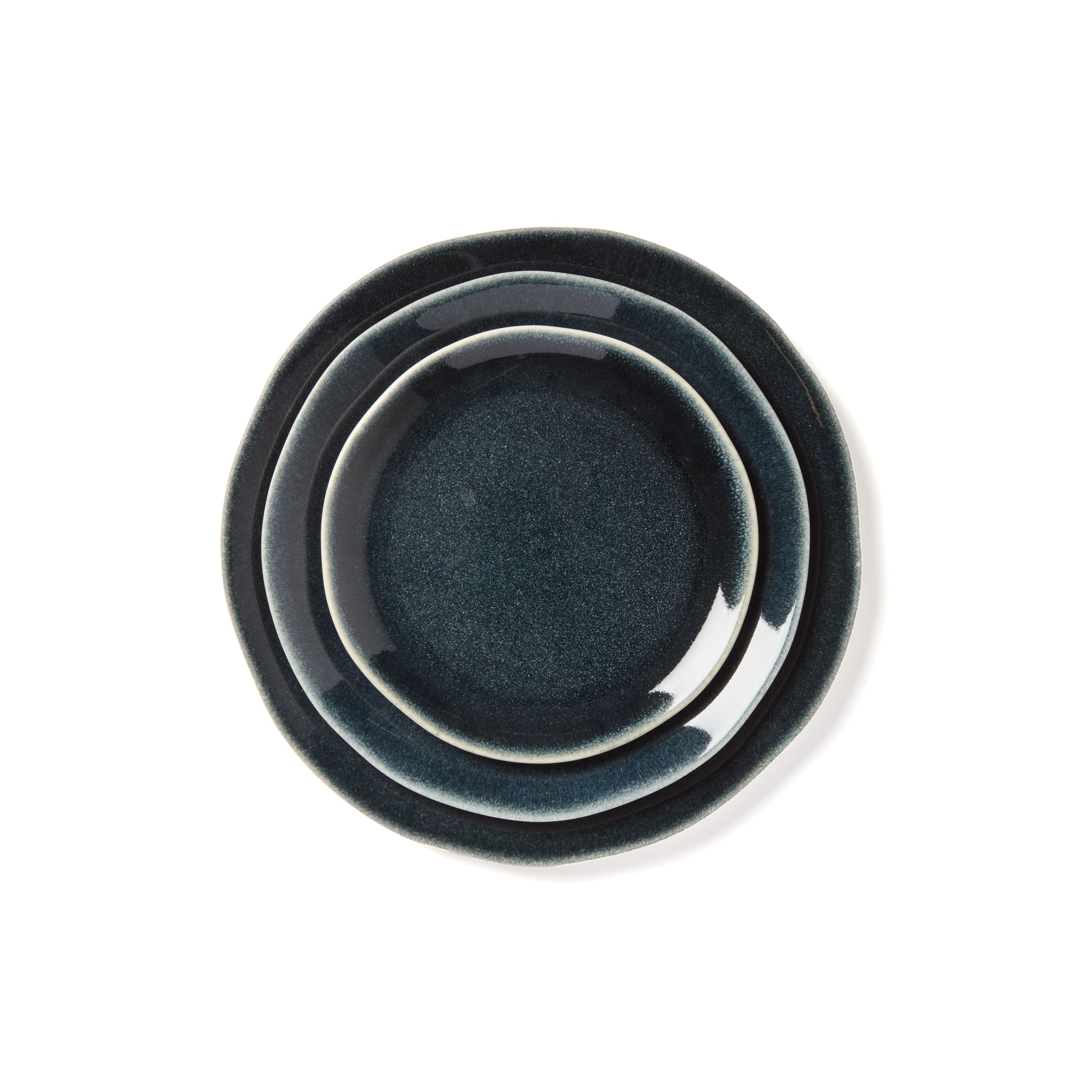 Jars Maguelone Plate, bleu nuit