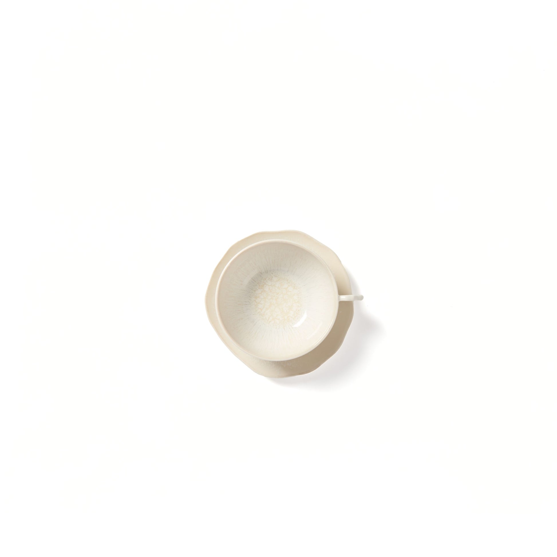 Plume Cup and Saucer - Perle