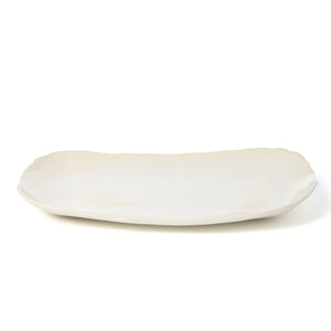 Jars Céramistes Plume Rectangular Platter Plume Rectangular Platter - Perle