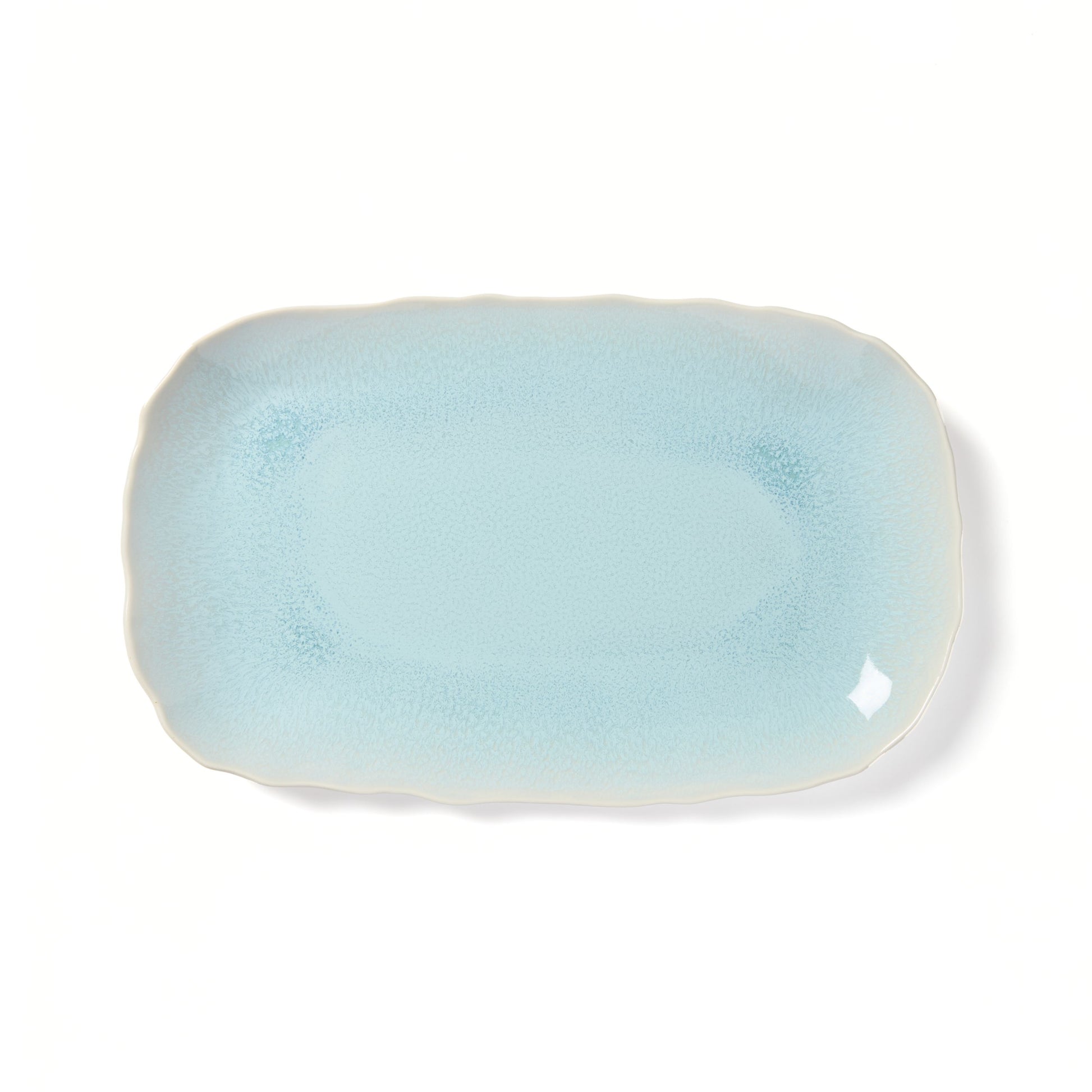 Plume Rectangular Platter - Atoll