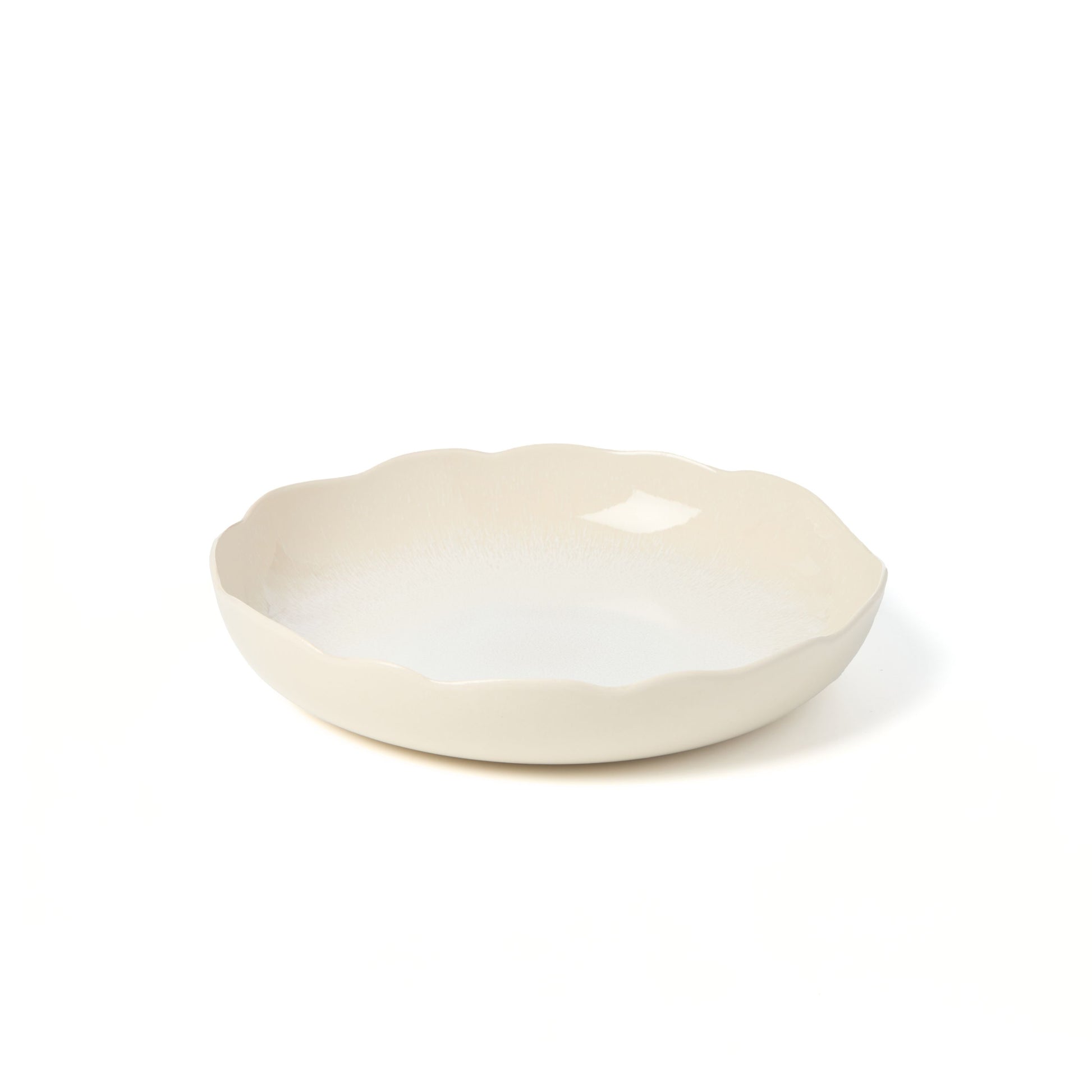 Plume Plat Creux - Perle