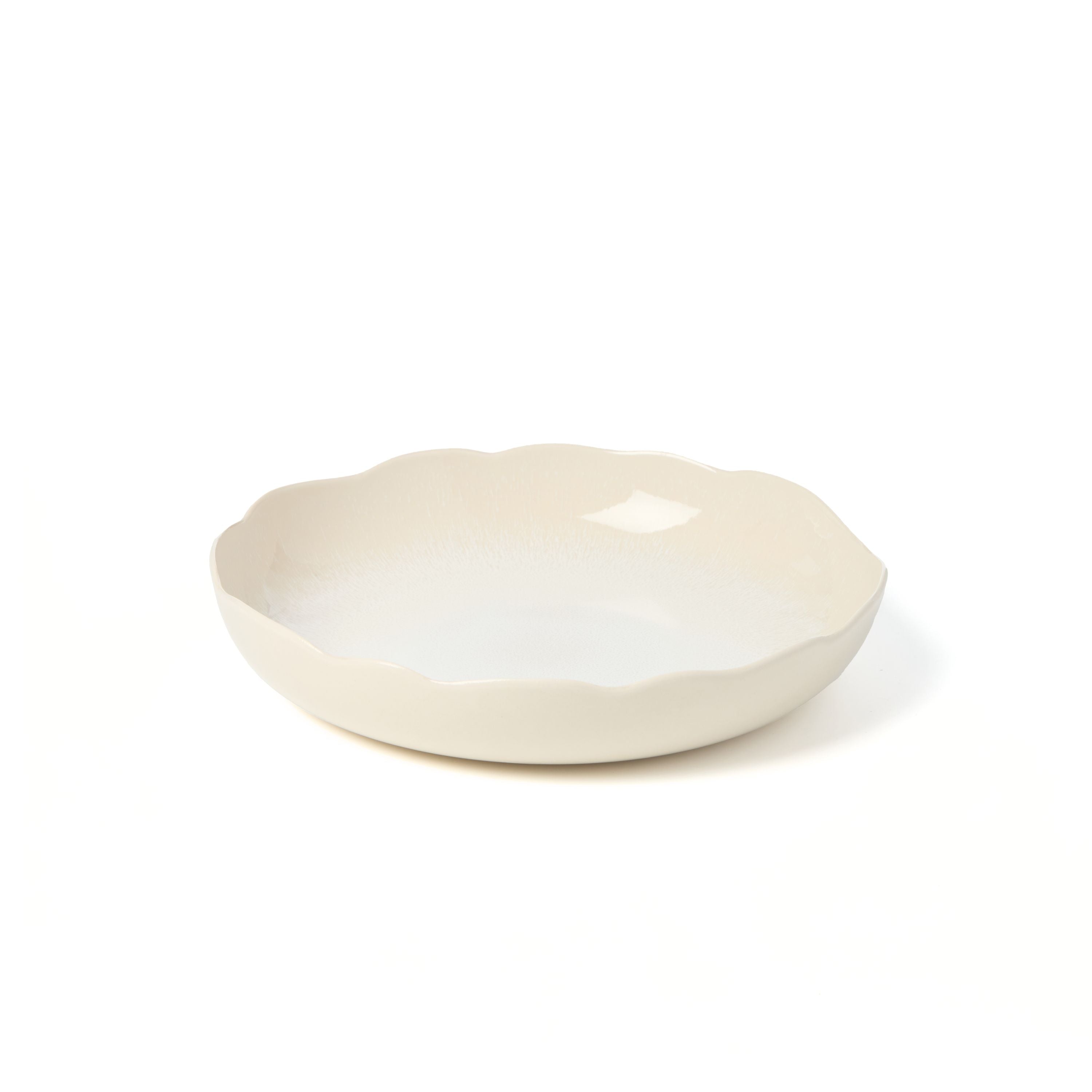 Plume Plat Creux - Perle