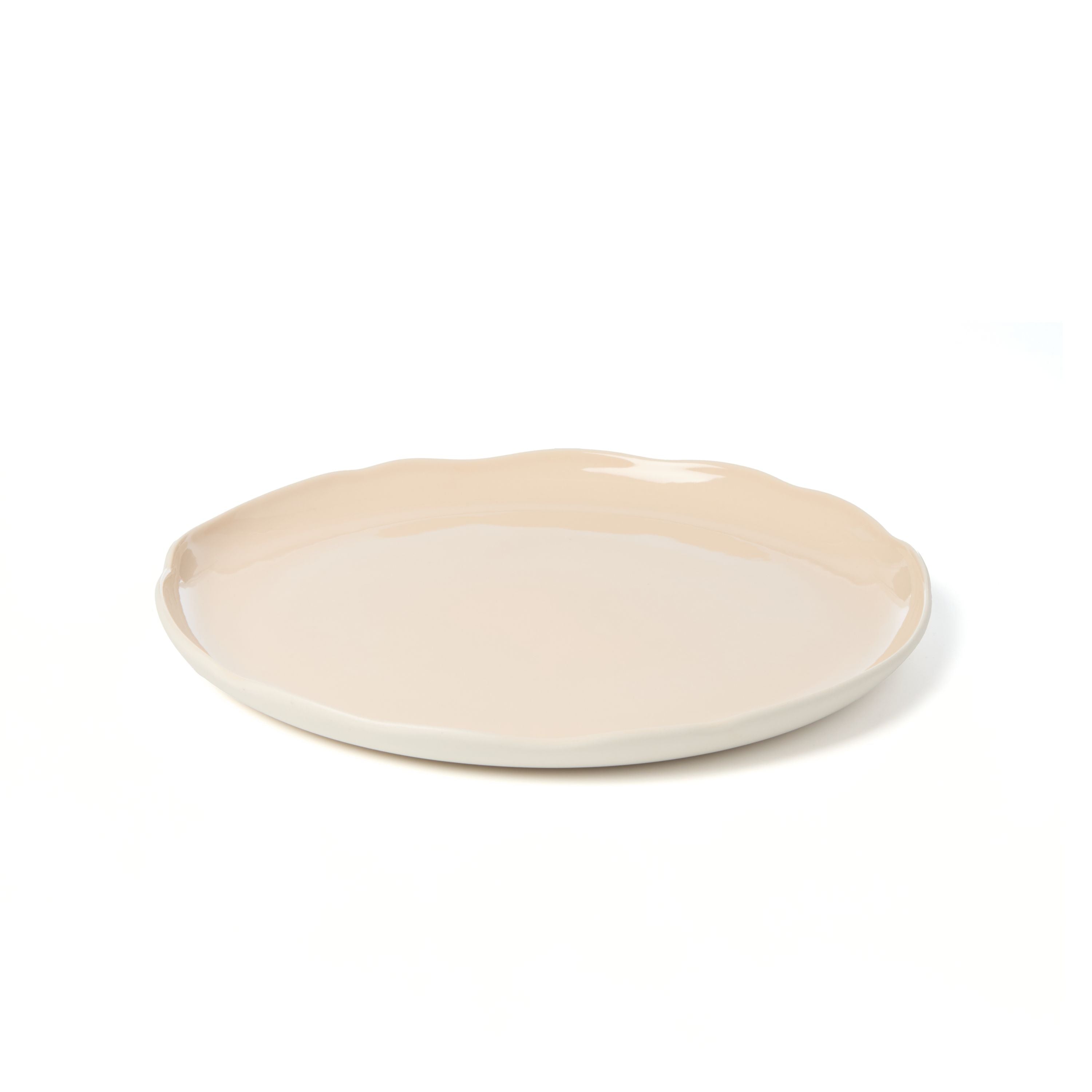 Plat a tarte, Round Serving Platter - Nude
