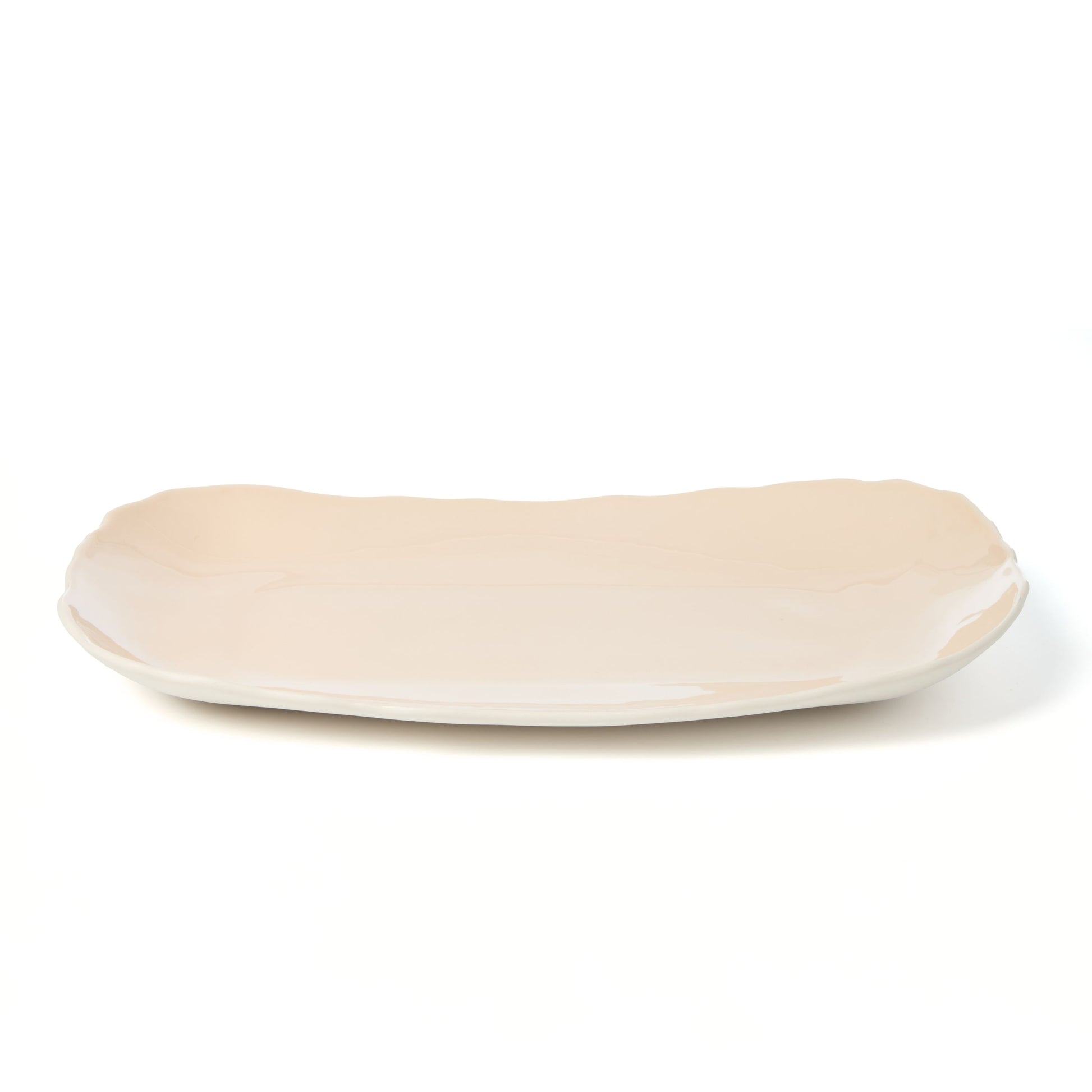 Plume Rectangular Platter - Nude