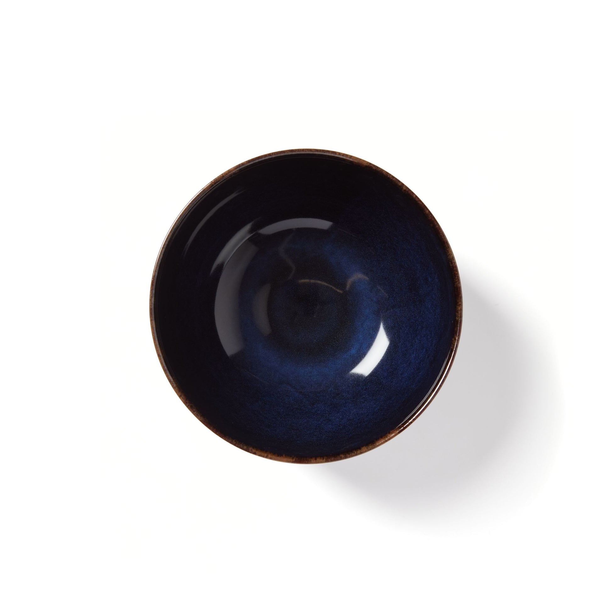 jars ceramistes tourron saladier serving bowl, indigo