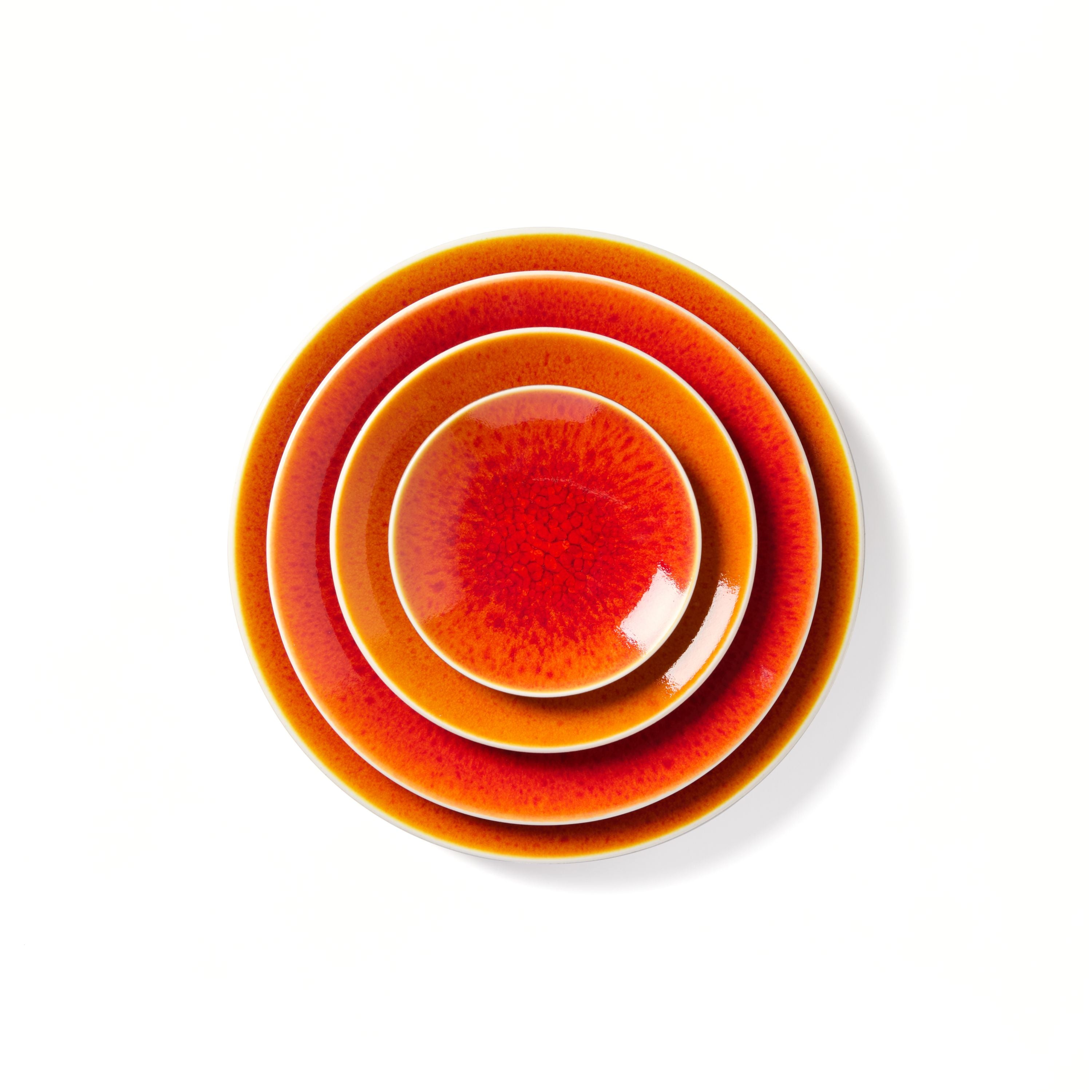 jars ceramistes tourron plates_orange