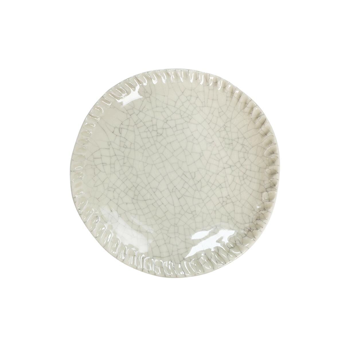 Dashi Plate - Quartz Craquele