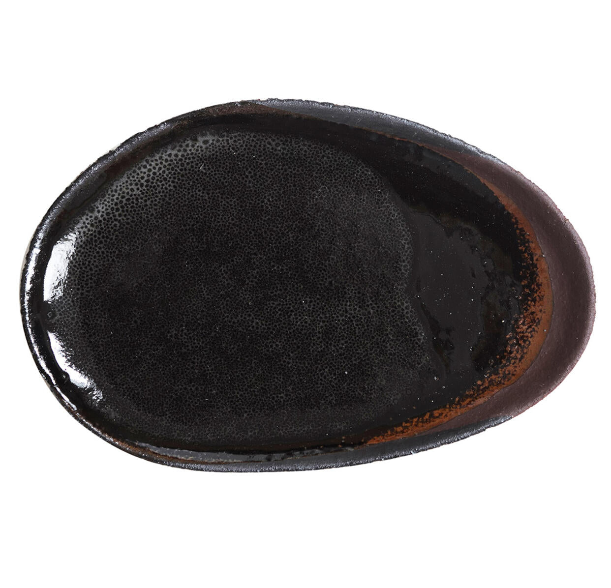 Wabi Oval Dish Platter - Kemuri