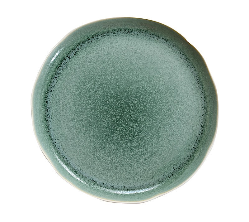 Plume Deep Round Dish Jars Céramistes Made In France