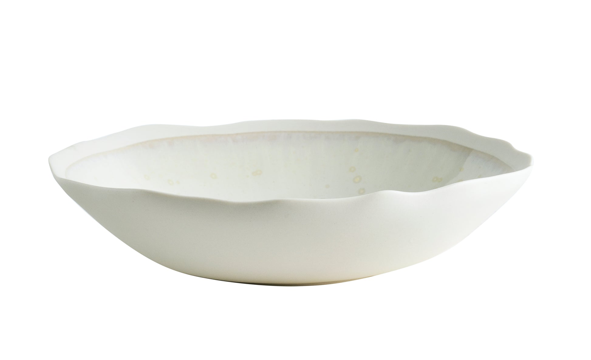 Plume Soup Plate - Nacre
