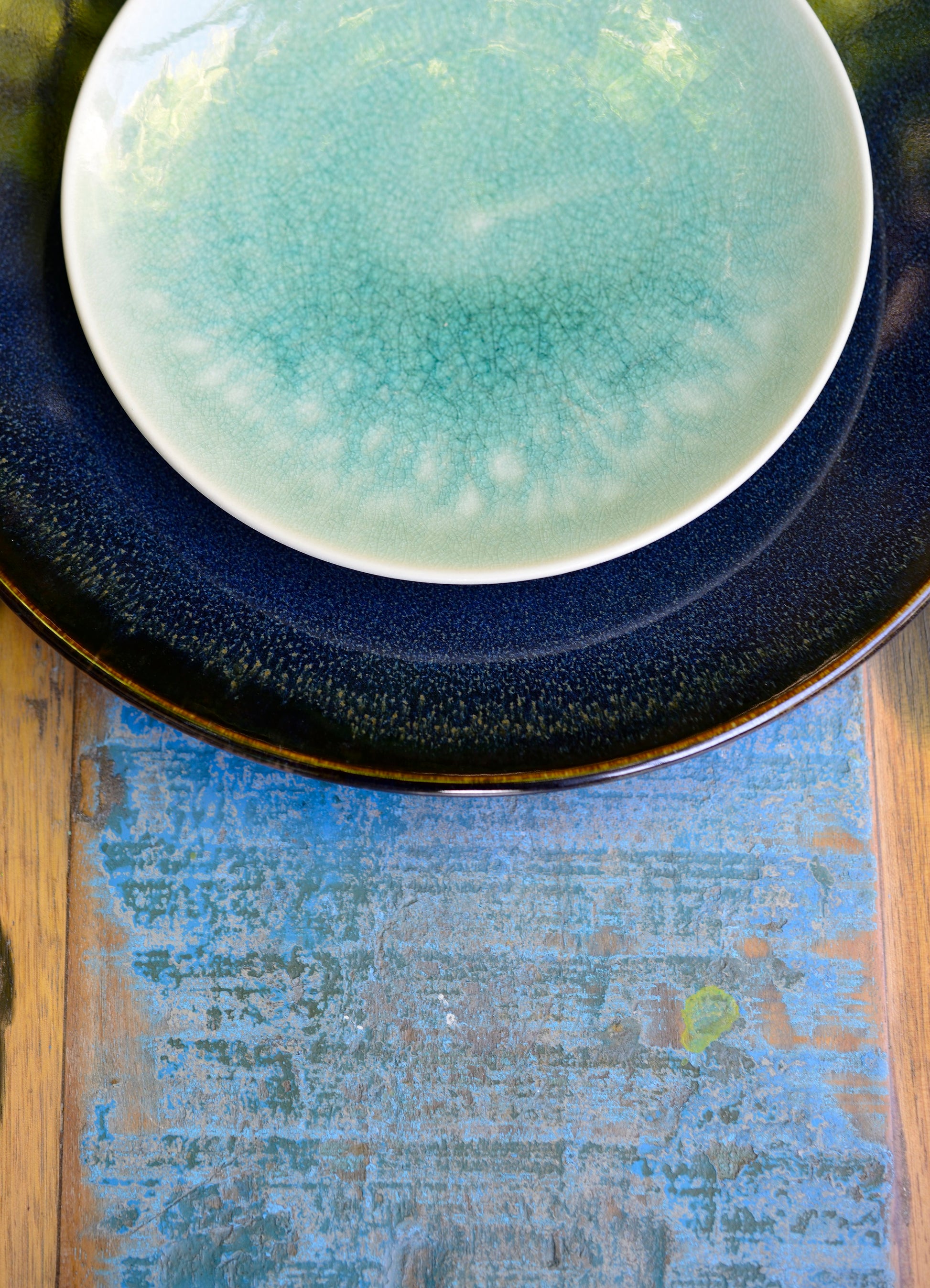 Tourron Natural Saucer - Celeste
